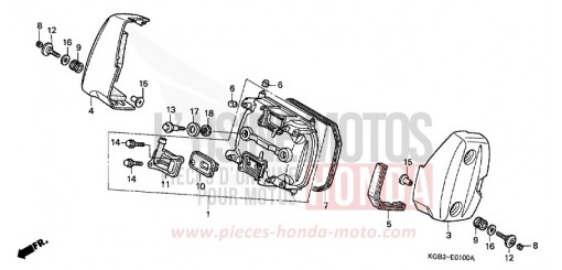CYLINDER HEAD COVER (FRONT) VT125CX de 1999